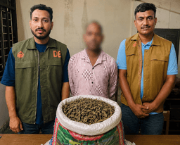 মৌলভীবাজারে ডিবি অভিযানে ৩ কেজি গাঁজাসহ আটক ১