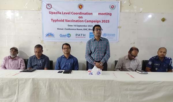 ভূরুঙ্গামারীতে টাইফয়েড টিকা পাবে ৬৪ হাজার শিশু-কিশোর