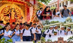 দুর্গাপূজায় শিক্ষাপ্রতিষ্ঠানে ছুটির ভিন্ন সূচি, কোথাও টানা ১০ দিন