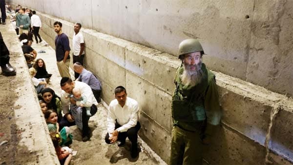 রাতভর ক্ষেপণাস্ত্রে ইসরায়েলে আতঙ্ক, আশ্রয়কেন্দ্রে লাখো মানুষ