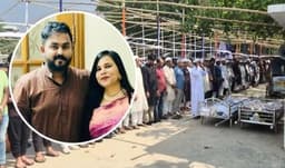 বিয়ের অনুষ্ঠানে যাওয়াই কাল হলো স্বামী-স্ত্রীর, পাশাপাশি কবরে শায়িত