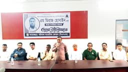 এম মিরাজ হোসাইনের রুহের মাগফিরাত কামনায় বরিশাল সাংবাদিক ফোরামের দোয়া