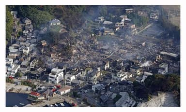 জাপানে ভয়াবহ অগ্নিকাণ্ড: রাতেই পুড়ল ১৭০টিরও বেশি ভবন