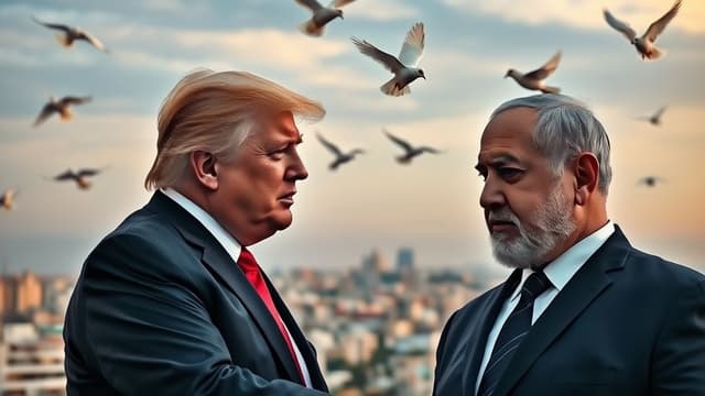 ট্রাম্পের প্রস্তাব: গাজায় যুদ্ধবিরতি প্রস্তুত