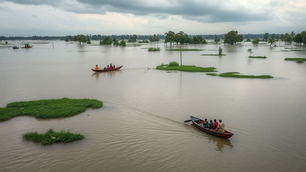 রাজশাহীতে পদ্মার পানি বিপৎসীমার কাছে, চরবাসীর উদ্বেগ বৃদ্ধি