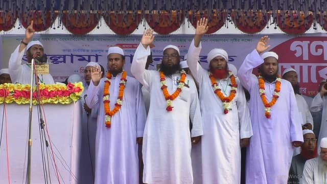 দিল্লি-ওয়াশিংটনের গোলামির বিরুদ্ধে হুঁশিয়ারি দিলেন মামুনুল হক