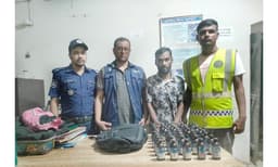 কমলগঞ্জে ফেন্সিডিলসহ এক মাদক ব্যবসায়ীকে আটক 