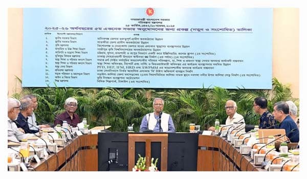 গ্যাস অনুসন্ধান থেকে সৌরবিদ্যুৎ, একনেকে ১৮ প্রকল্প অনুমোদন