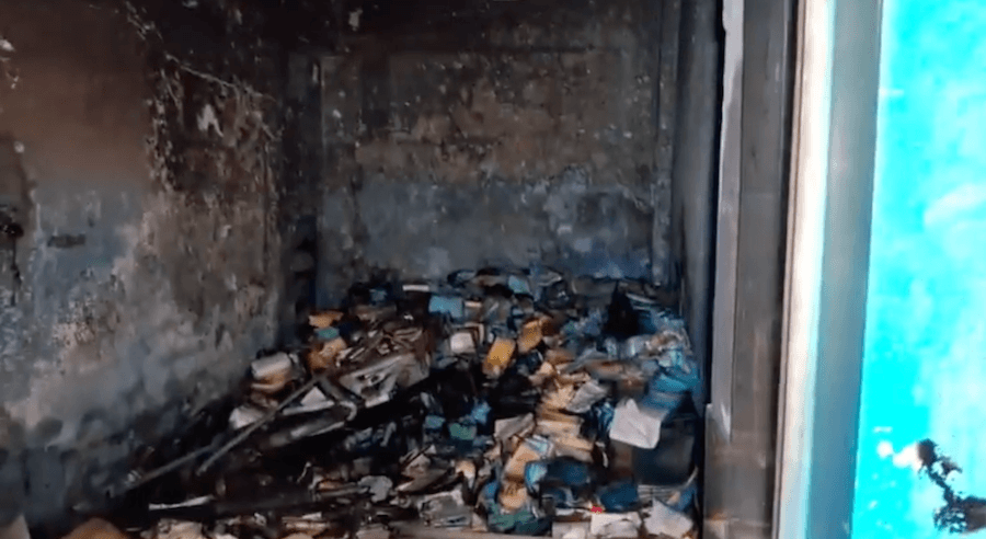 ফের ভাঙচুর ও অগ্নিসংযোগে জাতীয় পার্টির কার্যালয় ক্ষতিগ্রস্ত
