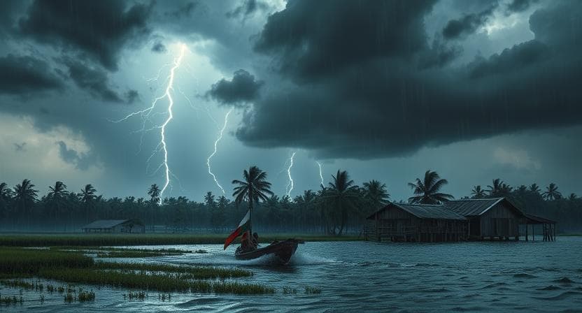 দেশের তিন অঞ্চলে ঝড়ো হাওয়া ও বজ্রবৃষ্টির শঙ্কা