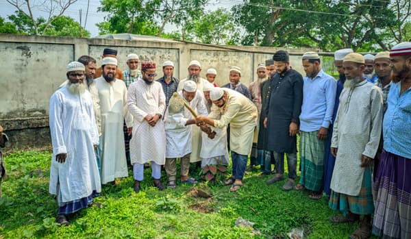 শ্রীমঙ্গলে সাইটুলা মাদ্রাসা ভবণ নির্মাণ কাজের উদ্বোধন