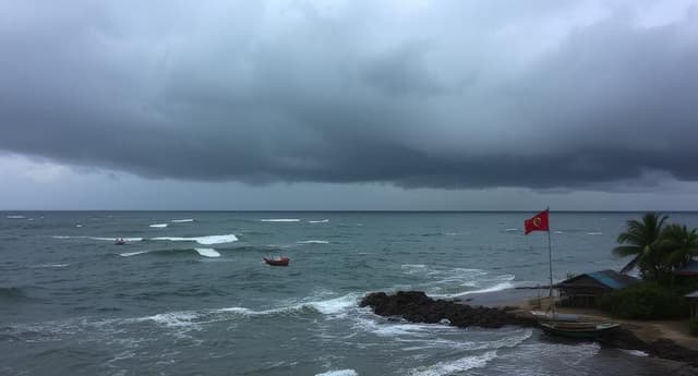 ঘণীভূত নিম্নচাপে উত্তাল বঙ্গোপসাগর, ৩ নম্বর সতর্ক সংকেত