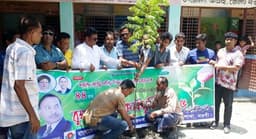 আত্রাইয়ে জিয়াউর রহমানের শাহাদাত বার্ষিকীতে কৃষক দলের বৃক্ষ রোপণ