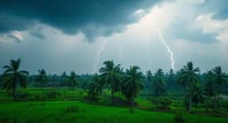 ঝড়ো হাওয়া ও বজ্রবৃষ্টি: বাংলাদেশে ৪টি অঞ্চলে সতর্কতা