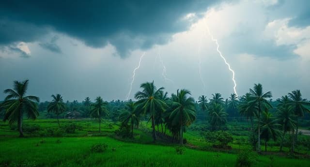 ঝড়ো হাওয়া ও বজ্রবৃষ্টি: বাংলাদেশে ৪টি অঞ্চলে সতর্কতা