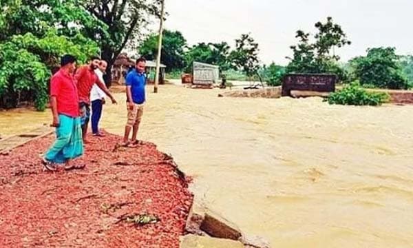 উজানের ঢল টানা বৃষ্টিতে সিলেটজুড়ে ভয়াবহ বন্যা পরিস্থিতির আশঙ্কা