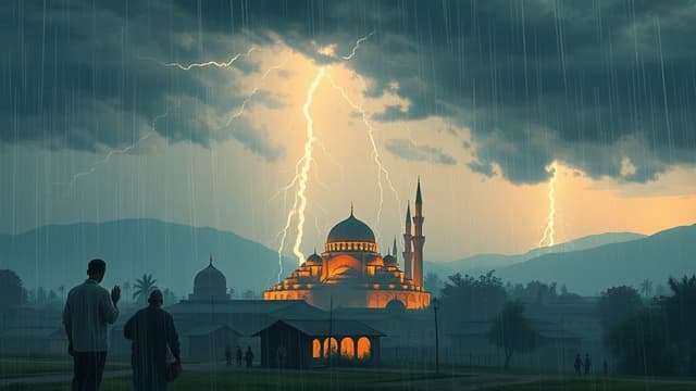 বজ্রপাত ও অতিবৃষ্টি হলে ইসলামের নির্দেশনা