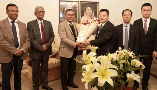 তারেক রহমানের সঙ্গে চীনা রাষ্ট্রদূতের সৌজন্য সাক্ষাৎ