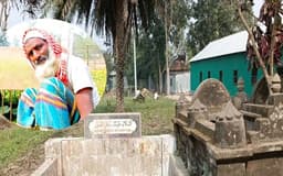 কবরের পাশে জীবন কাটানো এক নিঃস্বার্থ মানুষ খালেক