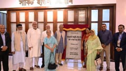 কালুরঘাটে বহুপ্রতীক্ষিত সেতুর নির্মাণকাজ উদ্বোধন করলেন প্রধান উপদেষ্টা