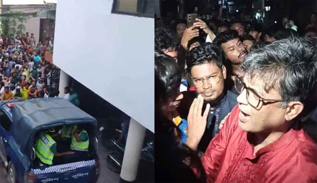 আন্দোলনকারী দলগুলোর মুখোমুখি প্রেস সচিব, ১ ঘন্টা অবরুদ্ধ