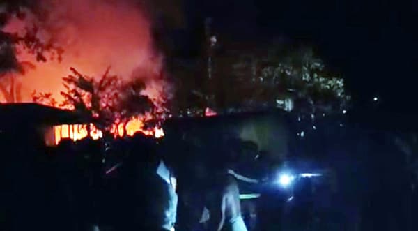 মশার কয়েল থেকে ভয়াবহ আগুনে টেকনাফে পুড়ল ১৫ ঘর