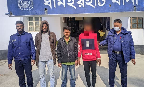 ধামইরহাটে ঢাকাগামী গাড়িতে মাদক পাচারের সময় গ্রেফতার ১