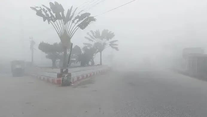 মাঝারি শৈত্যপ্রবাহে কাঁপছে নওগাঁ, তাপমাত্রা ৬.৭ ডিগ্রি