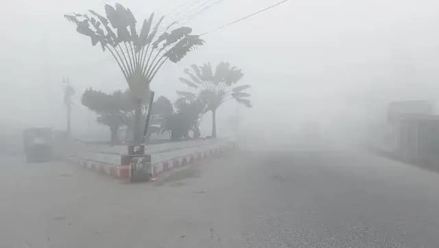 মাঝারি শৈত্যপ্রবাহে কাঁপছে নওগাঁ, তাপমাত্রা ৬.৭ ডিগ্রি