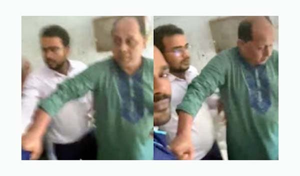 রাজবাড়ী কলেজে শিক্ষকের কলার ধরা ভিডিও ভাইরাল
