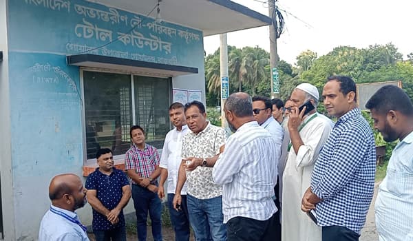 দৌলতদিয়া ফেরিঘাট ও ওয়েব্রিজ স্কেল পরিদর্শনে বিআইডব্লিউটিসি চেয়ারম্যান