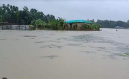 পাহাড়ি ঢল, টানা বৃষ্টিতে উত্তরাঞ্চলজুড়ে ভয়াবহ নদীভাঙন 