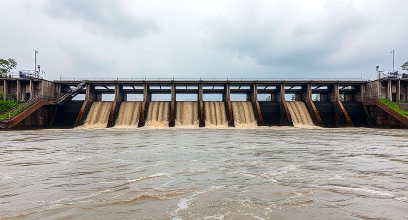 বৃষ্টি ও পাহাড়ি ঢলে উত্তাল তিস্তা, খুলে দেওয়া হলো ব্যারাজের ৪৪টি গেট