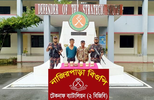 নাফ নদীতে ইয়াবা পাচারে জেলে ছদ্মবেশ, আটক দুই মিয়ানমার নাগরিক