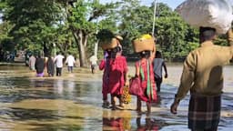 খাগড়াছড়িতে ভারী বৃষ্টিতে আকস্মিক বন্যা