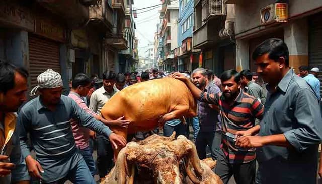 কোরবানির দিনে গরুর লাথি-গুতায় আহত ৭৭