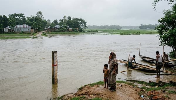 কুশিয়ারার পানি বিপৎসীমার ওপরে, তিন জেলায় প্লাবনের শঙ্কা