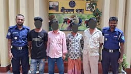 শ্রীমঙ্গলে এক অভিযানে চার সাজাপ্রাপ্ত আসামি গ্রেফতার