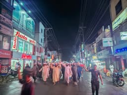 আল্লামা মামুনুল হকের বিরুদ্ধে মানহানিকার প্রতিবাদে বিক্ষোভ মিছিল ও সমাবেশ