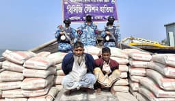 হাতিয়া থেকে মায়ানমারে পাচারকালে বিপুল সিমেন্ট জব্দ, আটক ২