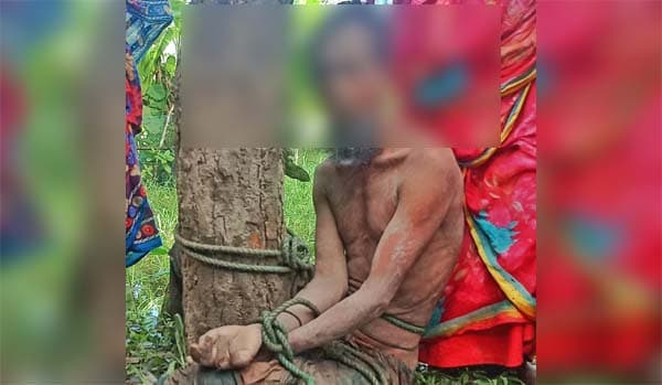 বাউফলে ভাইদের হাতে গাছে বাঁধা নজরুল মাতব্বর !