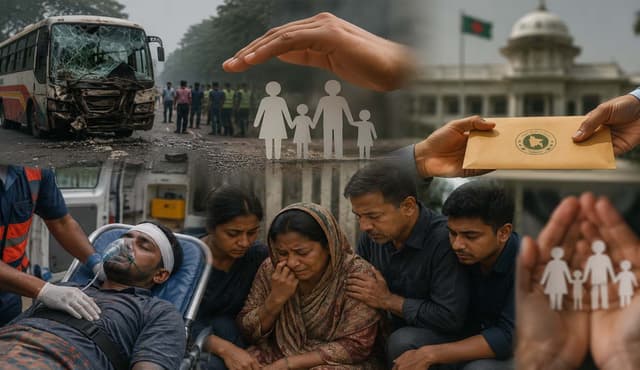 তিন বছরে সড়ক দুর্ঘটনা সহায়তায় ব্যয় ২১৩ কোটি টাকা
