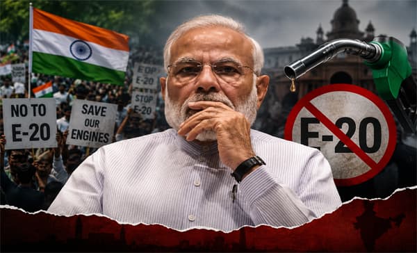 ই-২০ পেট্রোলের বিরুদ্ধে প্রধানমন্ত্রীর বাসভবনে পদযাত্রার ঘোষণা কেজরিওয়ালের