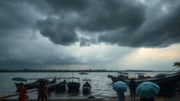দেশের ১০ জেলায় ঝড়ো হাওয়া ও বৃষ্টির সতর্কতা