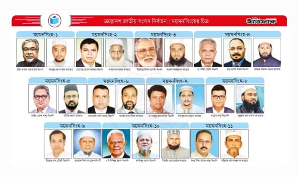 ময়মনসিংহের ১১ আসন: ধানের শীষ–চাঁদতারা মুখোমুখি, বিদ্রোহ ও সমঝোতার রাজনীতি তুঙ্গে