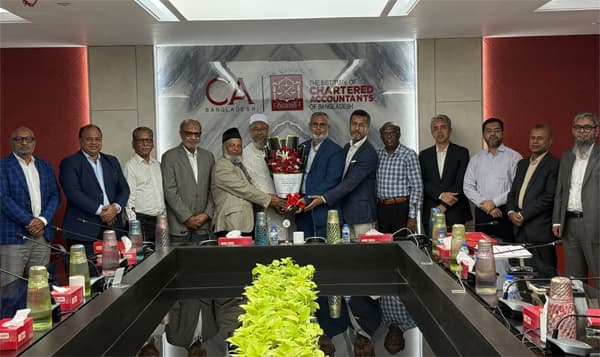 আইসিএবি-আইসিএসবি-ডিটিবিএ প্রতিনিধিদের পেশাগত মতবিনিময়