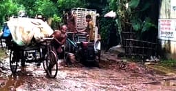 সাতক্ষীরার আশাশুনি বড়দল রুটে সড়কের বেহাল দশা: যাত্রীরা দুশ্চিন্তায়