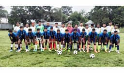 বরাটে প্রীতি ফুটবল খেলা অনুষ্ঠিত 