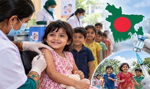 পাঁচ মাসে লক্ষ্যমাত্রা ছাড়িয়ে হাম-রুবেলার টিকা নিল প্রায় দুই কোটি শিশু