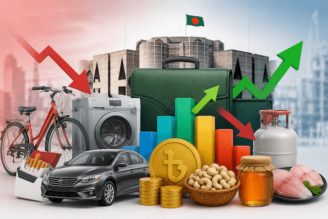 শুল্ক পরিবর্তনে যে সকল পণ্যের দাম বাড়বে-কমবে 